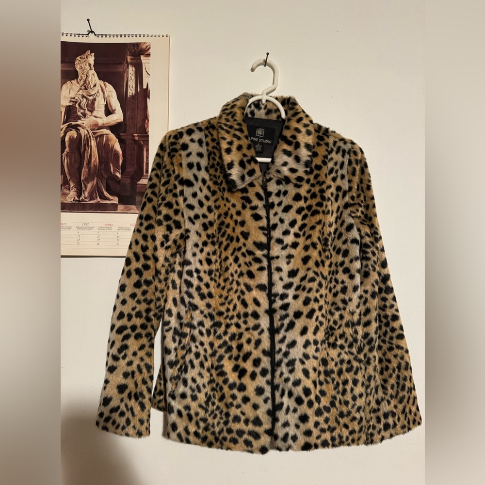 Vintage Alpine Studio Animal Print jacket